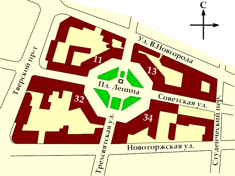 Файл:Lenin Sqare in Twer plan.png