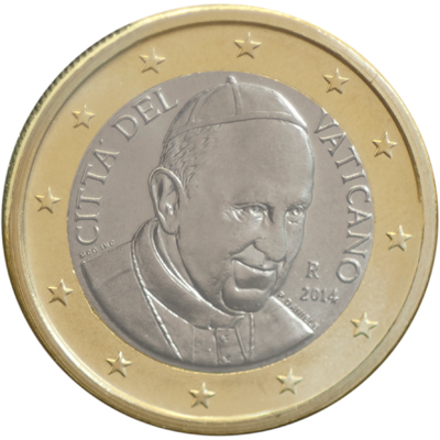 Файл:Vatican City 1 euro Francis.jpg