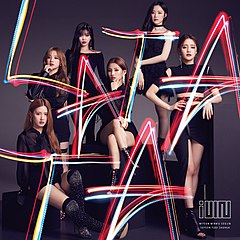 Обложка альбома (G)I-DLE «LATATA» (2019)