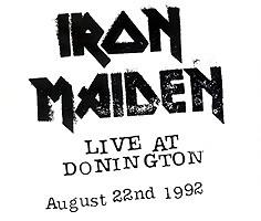 Cover van Iron Maiden's album "Live at Donnington" (1993)