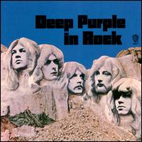 Deep Purple albumin kansi "Deep Purple in Rock" (1970)