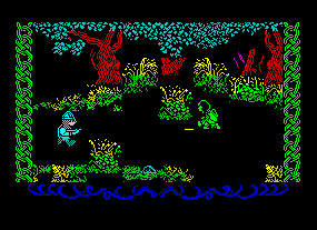 игровой процесс (версия для ZX Spectrum)