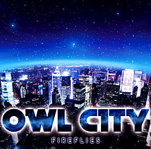 Обложка сингла Owl City «Fireflies» (2009)