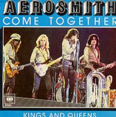 Portada del sencillo de Aerosmith "Come Together" (1978)