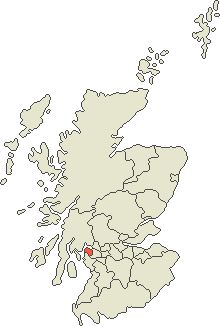 Inverclyde sur la carte