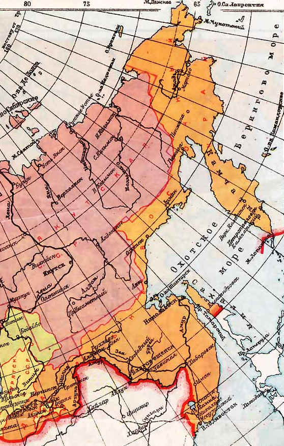 Карта восточной части россии. Карта Дальневосточного края 1926 года. Дальневосточный край 1926 карта. Карта дальнего Востока СССР. Карта Дальневосточного края 1938 года.