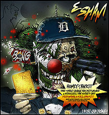 Обложка альбома Esham «I Ain’t Cha Homey» (2009)