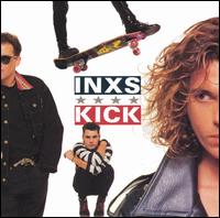 Portada del álbum de INXS "Kick" (1987)