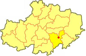Целиноградский район на карте