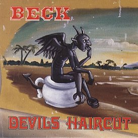 Portada del sencillo de Beck "Devils Haircut" (1996)