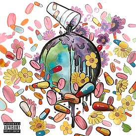 Обложка альбома Фьючера и Juice WRLD «Wrld on Drugs» (2018)