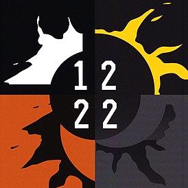 Обложка альбома группы «Кино» «12_22» (2022)