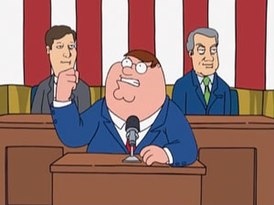 Питер обращается к Конгрессу