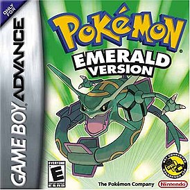 Обложка Pokémon Emerald