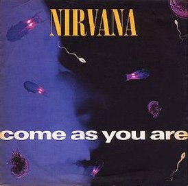 Обложка сингла Nirvana «Come as You Are» (1992)