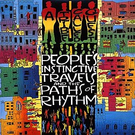 Обложка альбома A Tribe Called Quest «People’s Instinctive Travels and the Paths of Rhythm» (1990)