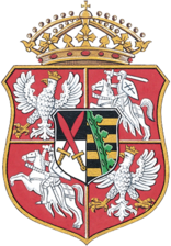 Wappen des Commonwealth in sächsischer Zeit von 1697 bis 1763