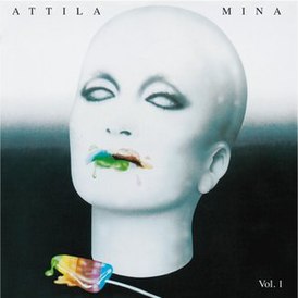 Обложка альбома Мины «Attila» (1979)