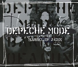 Portada del sencillo de Depeche Mode "Barrel of a Gun" (1997)