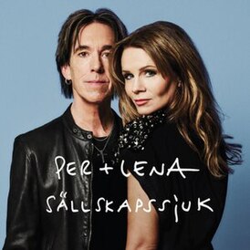 Обложка сингла Пера Гессле «Sällskapssjuk» (2024)
