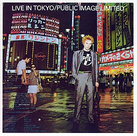 Public Image Ltd albumin kansi "Live in Tokyo" (1983)