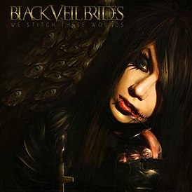 Обложка альбома Black Veil Brides «We Stitch These Wounds» (2010)