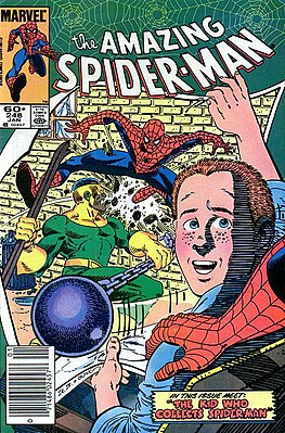 Обложка выпуска The Amazing Spider-Man #248 (январь 1984). Художник Джон Ромита-мл.
