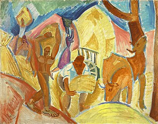 Жнецы, Пабло Пикассо, 1907.jpg