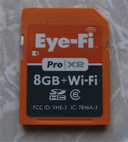 Eye fi flucard