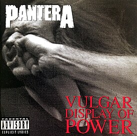 Обложка альбома Pantera «Vulgar Display of Power» (1992)
