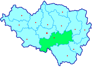 Судогодский уезд на карте