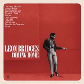 Обложка альбома Леона Бриджеса «Coming Home» (2015)