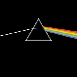 Изображение дисперсии светового луча, помещённое на обложку альбома The Dark Side of the Moon, которое стало самой известной символикой Pink Floyd[481]