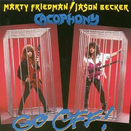 Cacophony album cover “Go Off!” (1988)