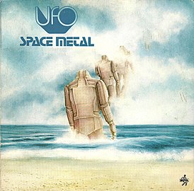 Обложка альбома UFO «Space Metal» (1976)