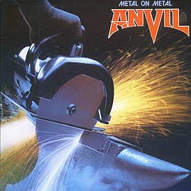 Обложка альбома Anvil «Metal on Metal» (1982)