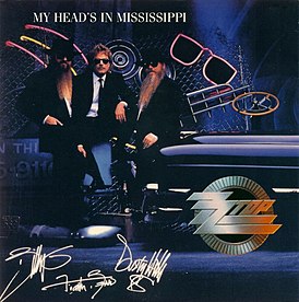 Обложка сингла ZZ Top «My Head's in Mississippi» (1990)