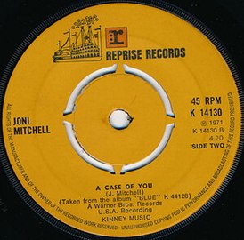 Обложка песни Джони Митчелл «A Case of You»