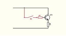Схема выключателя с полевым транзистором