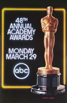 Плакат 48-й церемонии вручения наград премии «Оскар»
