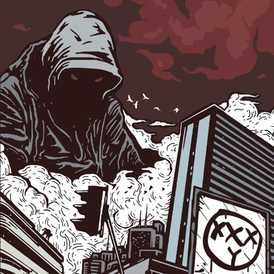 Обложка сингла Oxxxymiron’а «Город под подошвой» (2015)