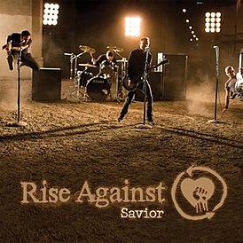 Portada del sencillo Rise Against "Savior" (2009)