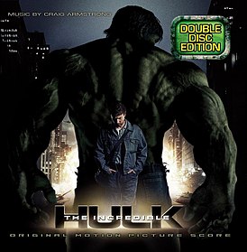 Portada del álbum de Craig Armstrong The Incredible Hulk: Original Motion Picture Score (2008)