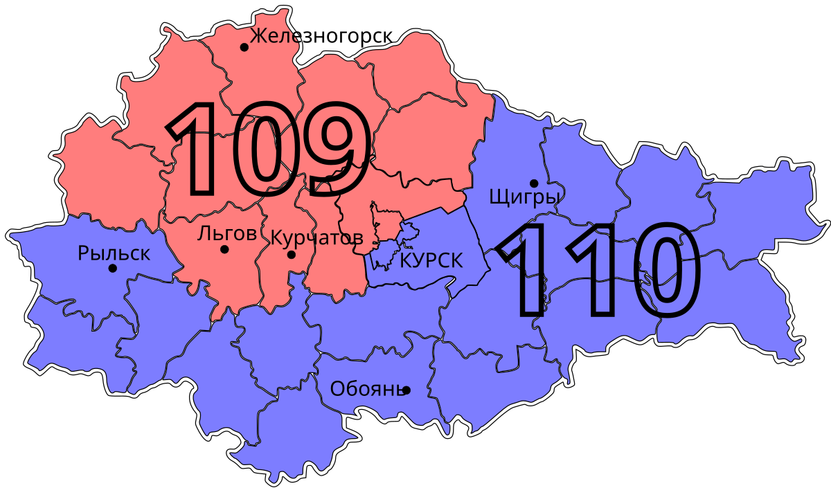 Округа Курска на карте. Курск по округам. Курск Железногорск на карте. Одномандатные округа.