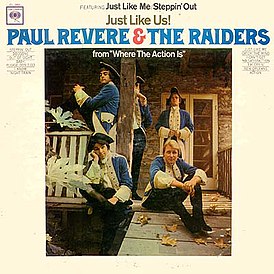 Обложка альбома Paul Revere & the Raiders «Just Like Us!» (1966)