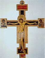 Джунта Пизано. Расписной крест из ц. Санта Мария дельи Анджели.