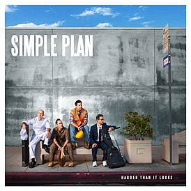 Обложка альбома Simple Plan «Harder Than It Looks» (2022)