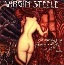 Обложка альбома Virgin Steele «The Marriage of Heaven and Hell Part I» (1995)