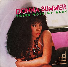 Обложка сингла Донны Саммер «There Goes My Baby» (1984)