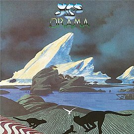 Обложка альбома Yes «Drama» (1980)